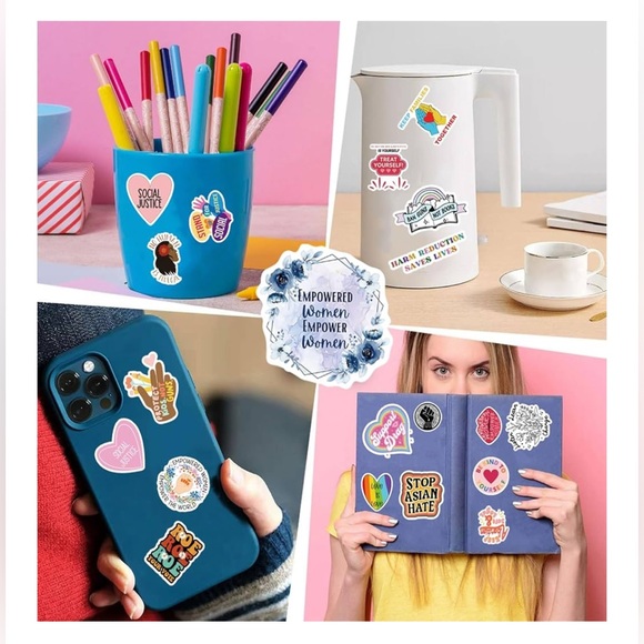 10/$8 Mystery Sticker Bundle Social Justice/Feminism/Progressive - Picture 4 of 6